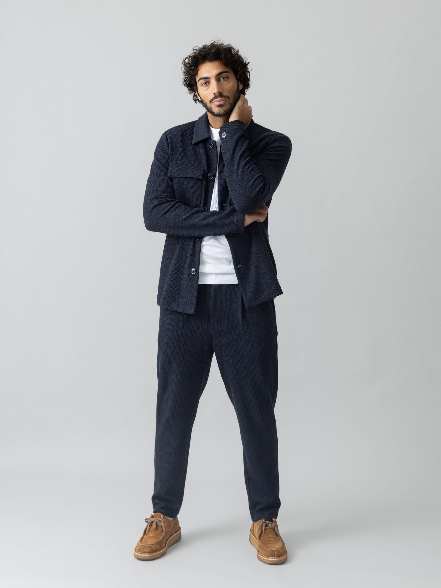 Modelshot / Navy / Detail